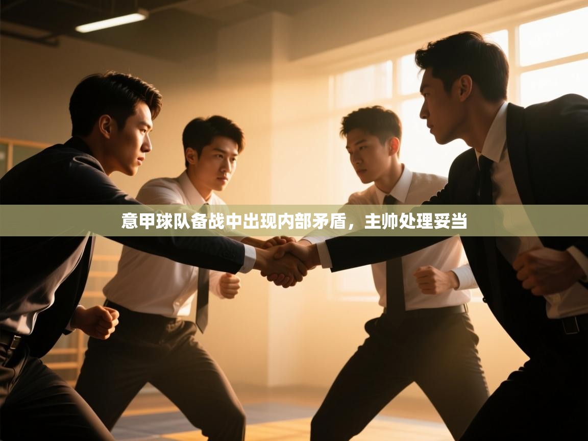 意甲球队备战中出现内部矛盾，主帅处理妥当  第2张